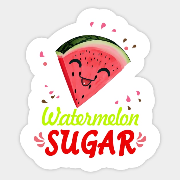 Watermelon Sugar Sticker by RainasArt